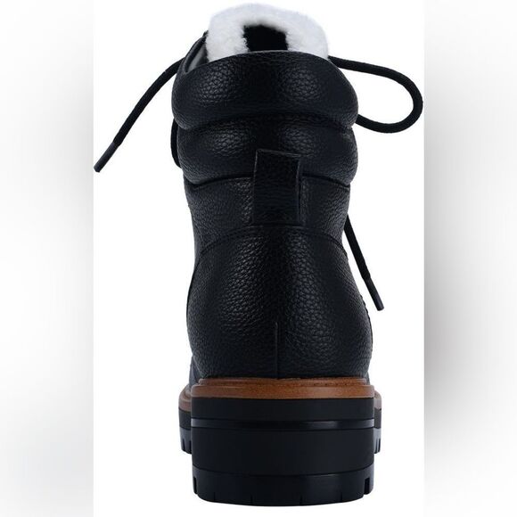 BNIB MARC FISHER BLACK LACE UP BOOT SZ 9.5 - Picture 3 of 7